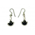 Earring0044-Nice Earring made with Beautiful Amethyst Stone and Silver